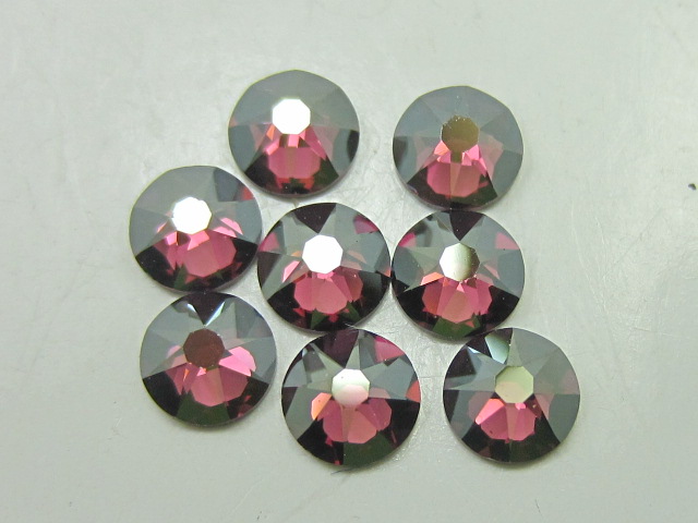 72 pcs. 20ss AMETHYST CHAMPAGNE FLATBACK European Rhinestones